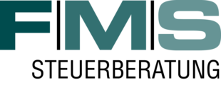 Die Buchstaben FMS und darunter der Schriftzug Steuerberatung